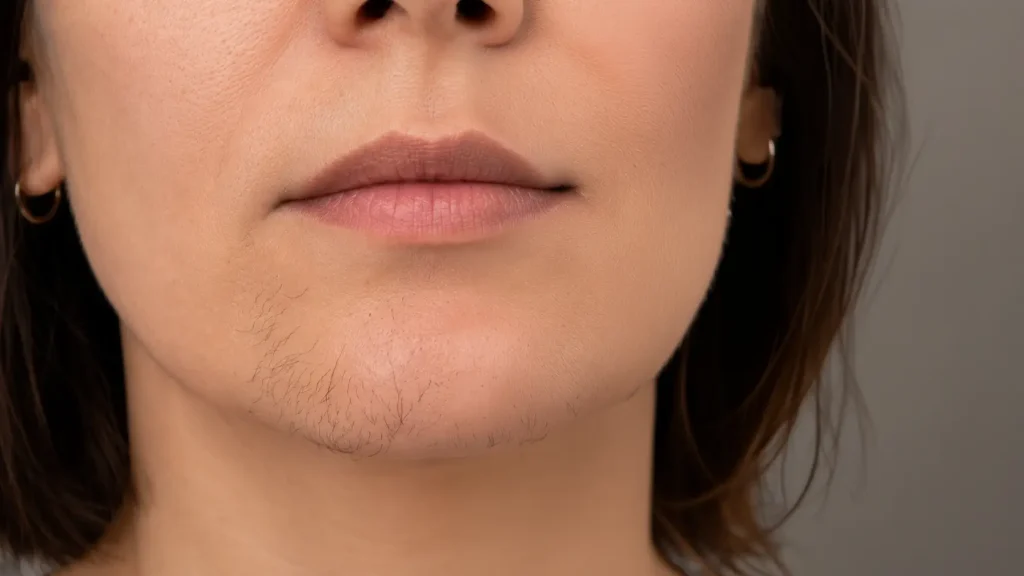 pelos faciais menopausa